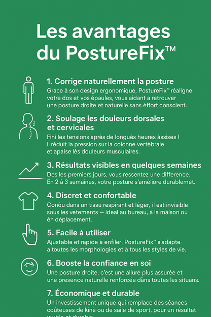 PostureFix™ – Correcteur de posture premium